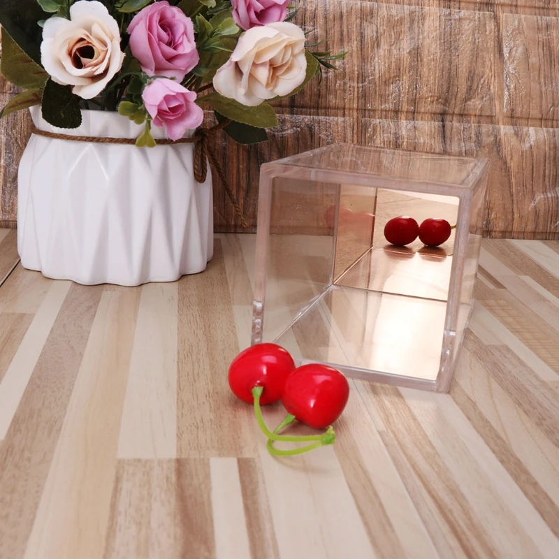 Органайзер для стола прозрачный чехол карандаш контейнер ручек из розового