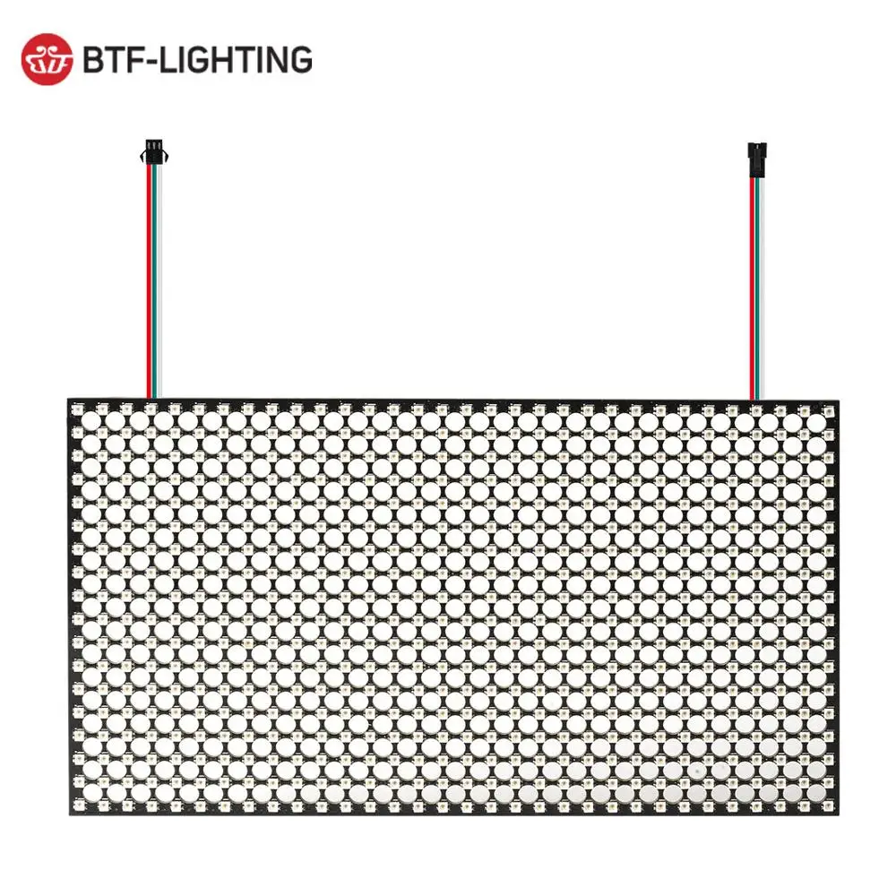 WS2812B мини RGB матричная панель 18x32 576 пикселей цифровой экран высокой плотности индивидуально адресуемый полный цвет мечты DC5V