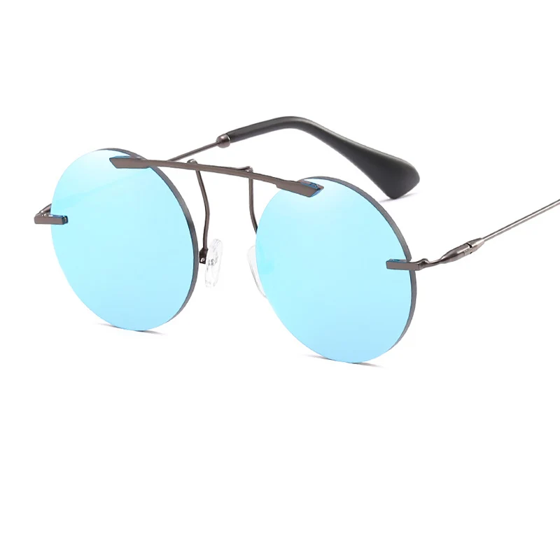 aloz micc brand designer round sunglasses women retro personality boundless style hot sun glasses alloy frame uv400 q227 free global shipping