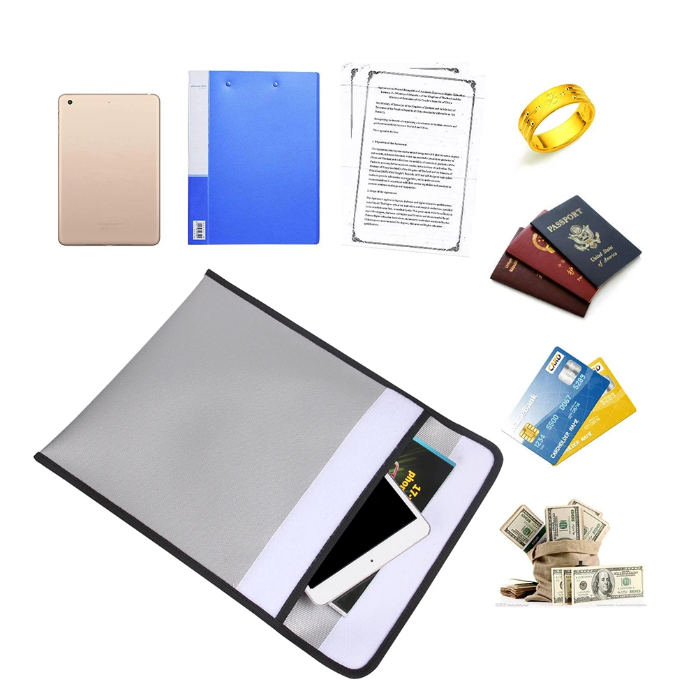 Офисная папка для документов 15*11 дюймов противопожарная сумка держатель Чехол с