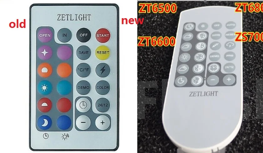 Zet светильник аквариум светодиодный светильник переключатель Zt6500 Zt6600 Zt6800 Zs7000 пульт дистанционного управления