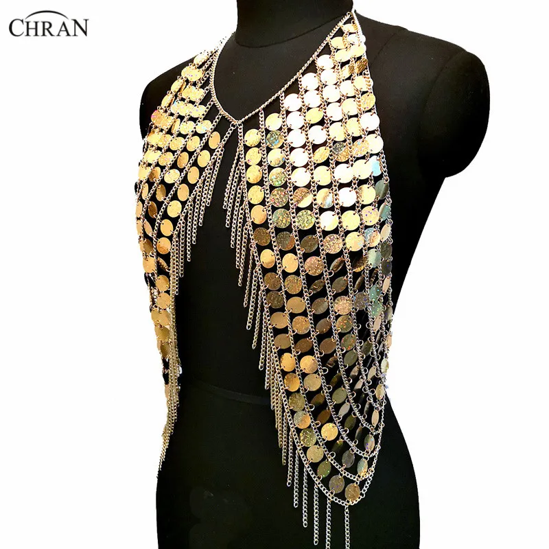 Chran блестящая яркая Радужная Золотая Русалочка с блестками дисковая горелка Babe