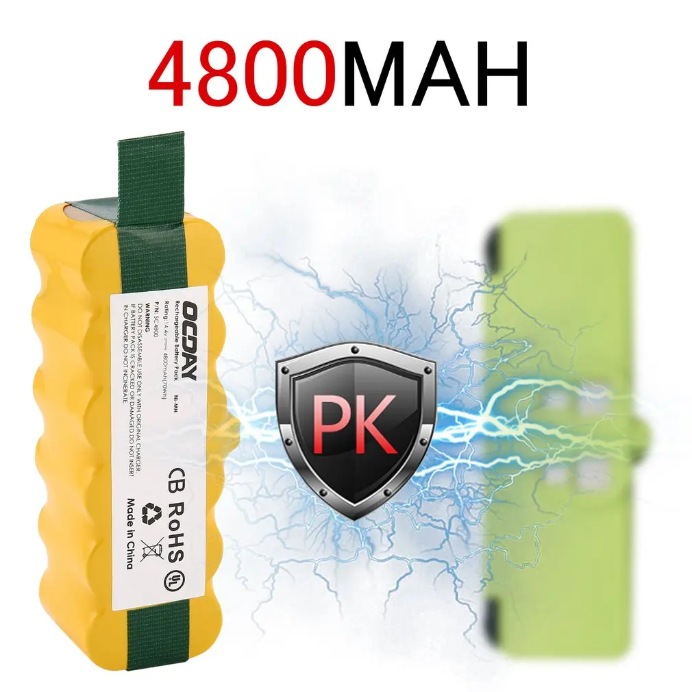 Горячая Распродажа 14 4 V 4800mAh Ni MH комплект аккумуляторных батарей для пылесоса