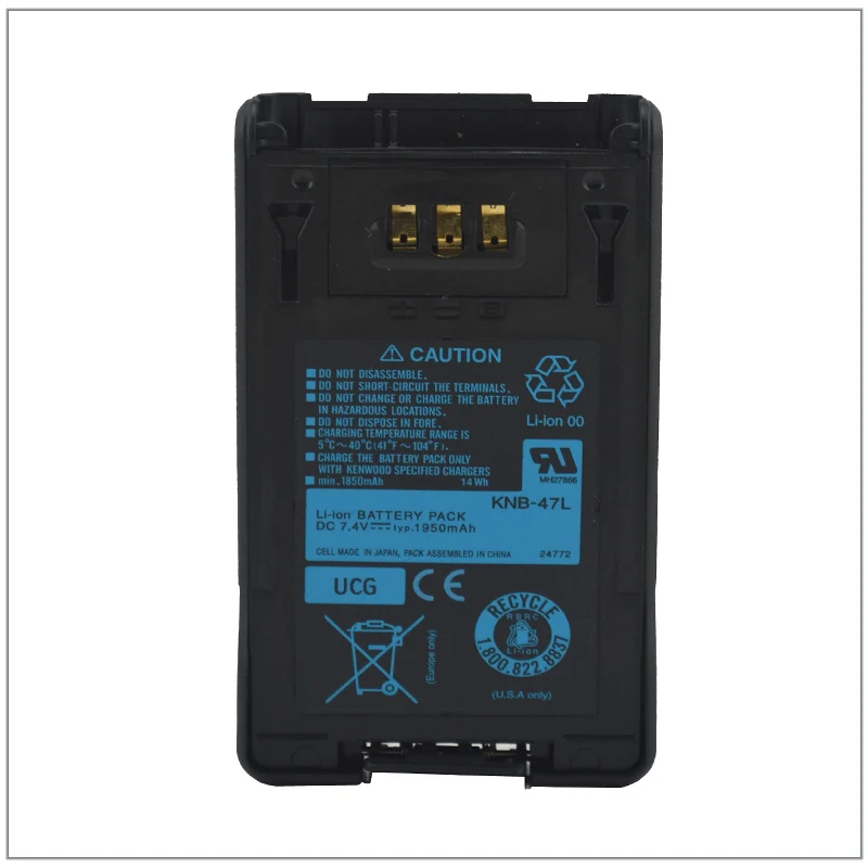 KNB-47L 7 4 V 1950mAh литий-ионный аккумулятор для KENWOOD NX-200E NX-200E3 NX-200K NX-200K2 NX-200SE | Мобильные