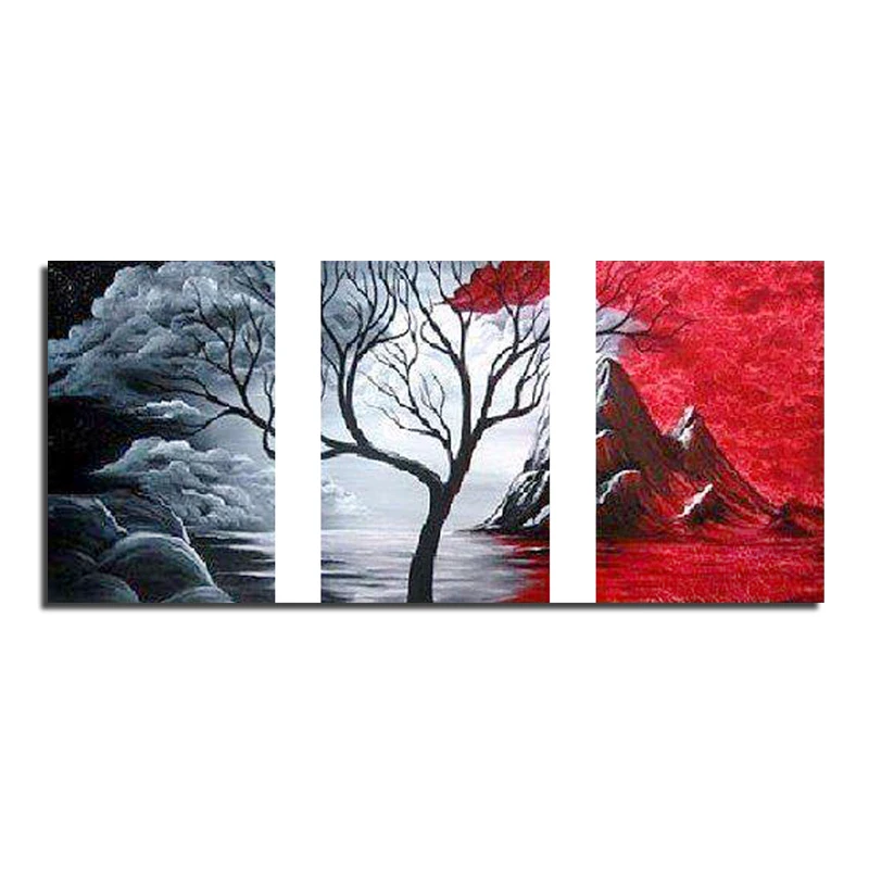 

Tree three face 20X30X3 new needlework 100% full square drill diamond painting diy cross stitch diamond embroidery mosaic