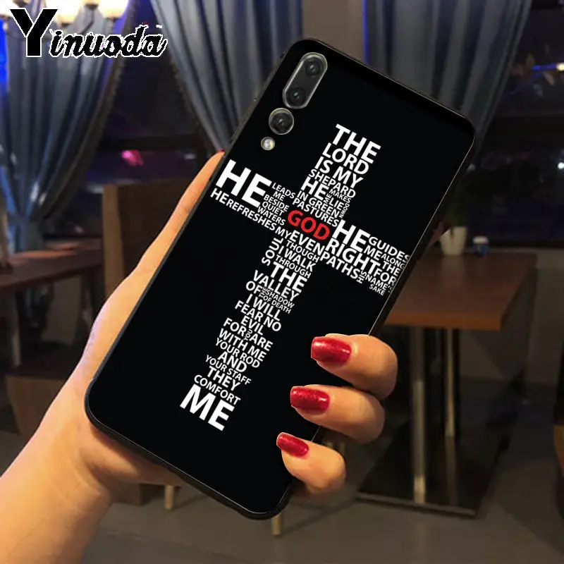 Чехол для телефона Yinuoda Bible Иисус Христос христианский крест дизайн Huawei P20pro mate10 p9