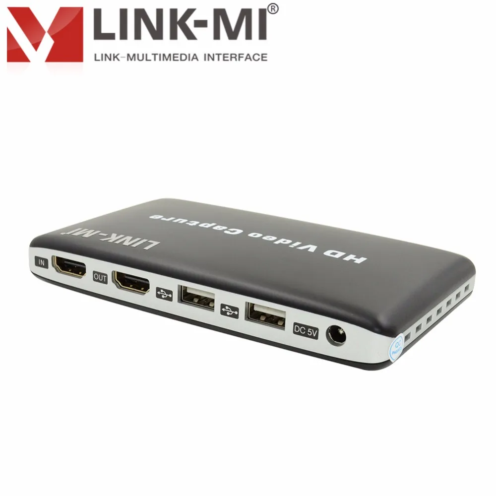 LINK MI Hardware H.264 кодировщик HDMI USB 2 0 запись видеоигр до 1080p HD видео для HDTV плеера|encoder
