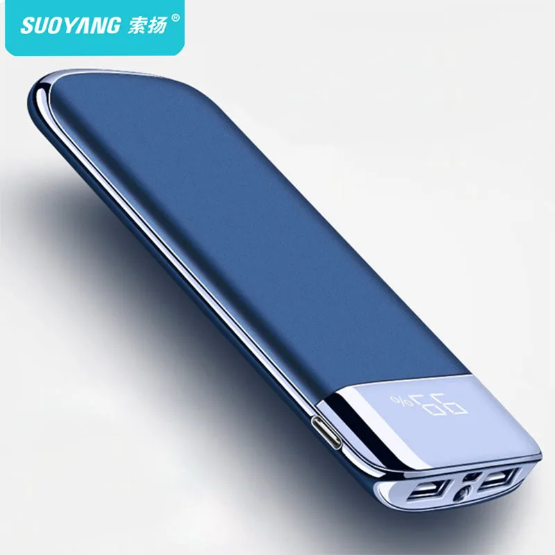30000mah Power Bank External Battery PoverBank 2 USB LED Powerbank Portable Mobile phone Charger for Xiaomi MI iphone XS Max 8 7 | Мобильные