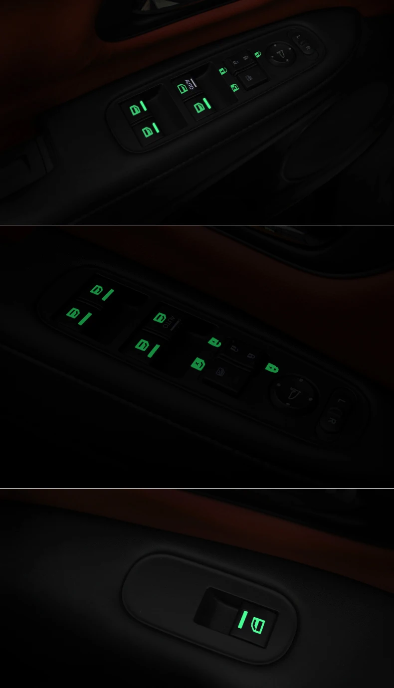 Кнопка оконного выключателя Серебристая Наклейка Крышка для Mitsubishi ASX Lancer Pajero Outlander для Honda Civic CRV Jazz Highlander