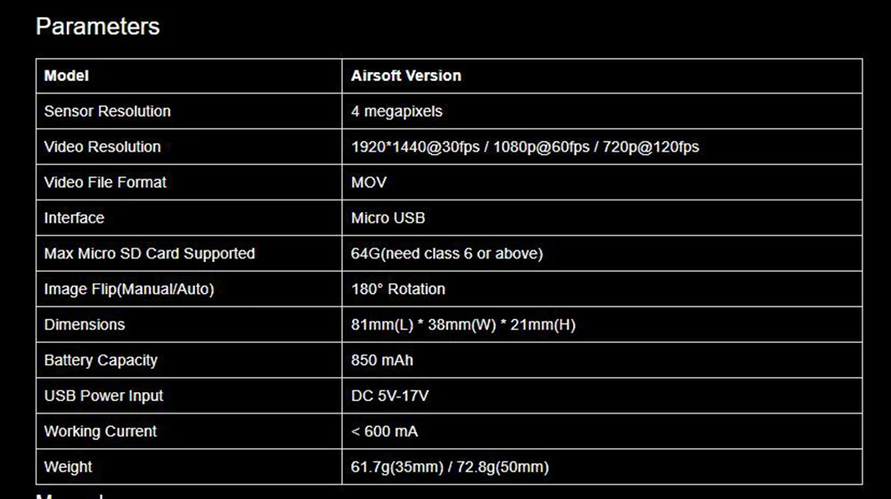 RunCam 2 RunCam2 страйкбол версия с 35 мм объективом MOV DC 5 V-17 V для радиоуправляемого дрона и камера для вертолета