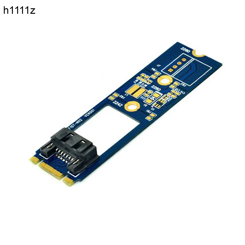 Адаптер 50 шт./лот M2 на SATA M.2 KEY B M NGFF 7Pin SATAIII SATA3.0 SSD плата преобразователя карта для