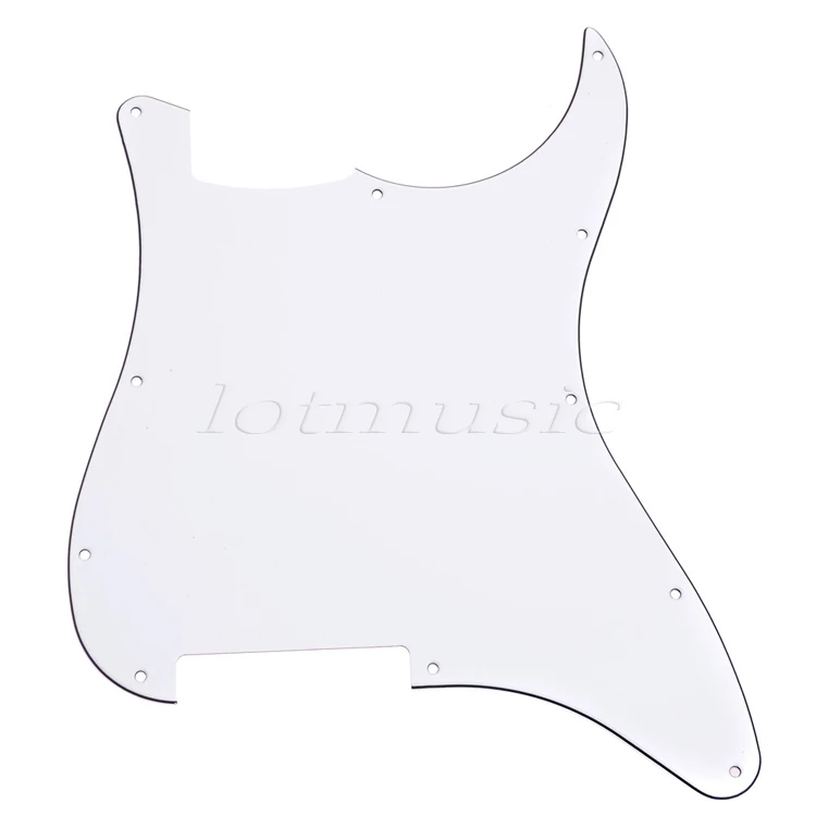 30 * Белая 3 слойная гитарная Накладка для защиты от царапин|pickguard blank|guitar pickguard