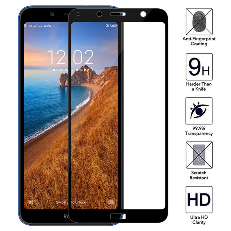 Защита экрана для Xiaomi Redmi 7A закаленное стекло на xiomi xaomi xiami redmi7a redmi 7 a ksiomi 7a полное