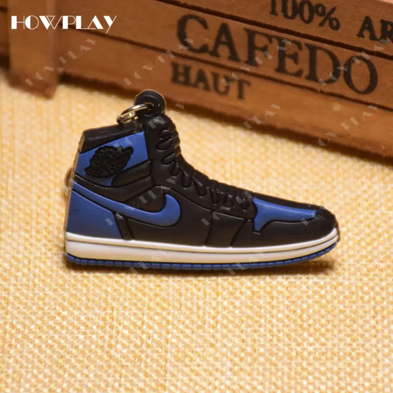 AJ1-014 HowPlay мини кроссовки брелки jordan 1 сумка очарование Баскетбольная обувь модельный брелок AJ1 подвеска на рюкзак держатель для ключей креативные подарки - Цвет: AJ1-014