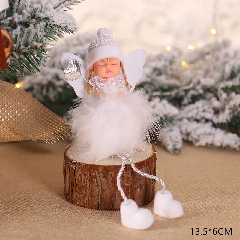 Новогодняя Коллекция года, Рождественские куклы Noel Angel для мальчиков и девочек, Рождественские елочные украшения, Navidad Natal, рождественские украшения для дома, подарок для детей