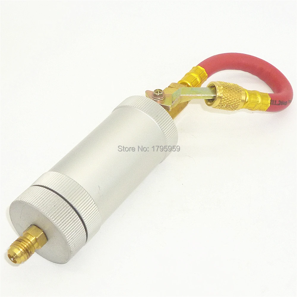 1/4SAE 134a 2 oz инжектор масла R134A R12 R22 автомобиль A/C масло и краситель в линии с 1/4