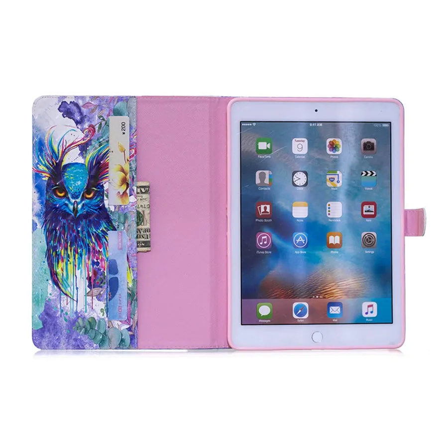 Чехол из искусственной кожи с 3D-принтом для iPad pro 9 7 модель A1673 A1674 A1675 чехол