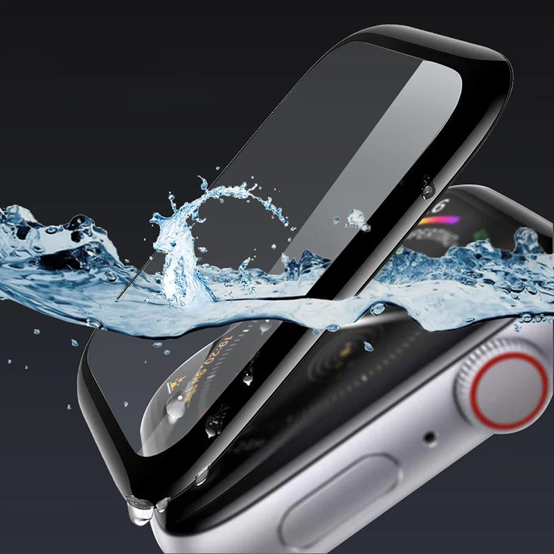 3D полное покрытие закаленное стекло для Apple Watch 4 группа серия 4 3 2 1 стекло протектор экрана для iwatch 38 мм 42 мм 40 мм 44 мм