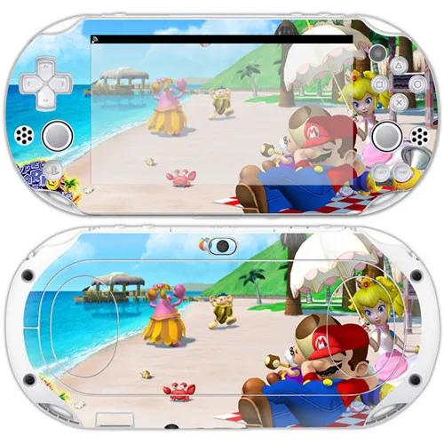 Виниловые Защитная Наклейка для Sony PS Vita 2000 для PSv 2000 Decal-Super Mario Skin sticker - Цвет: YS-PSvita2000-0335