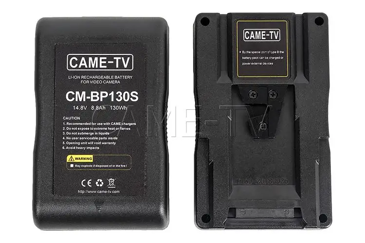 CAME-TV компактный литий-ионный аккумулятор с v-креплением 130Wh