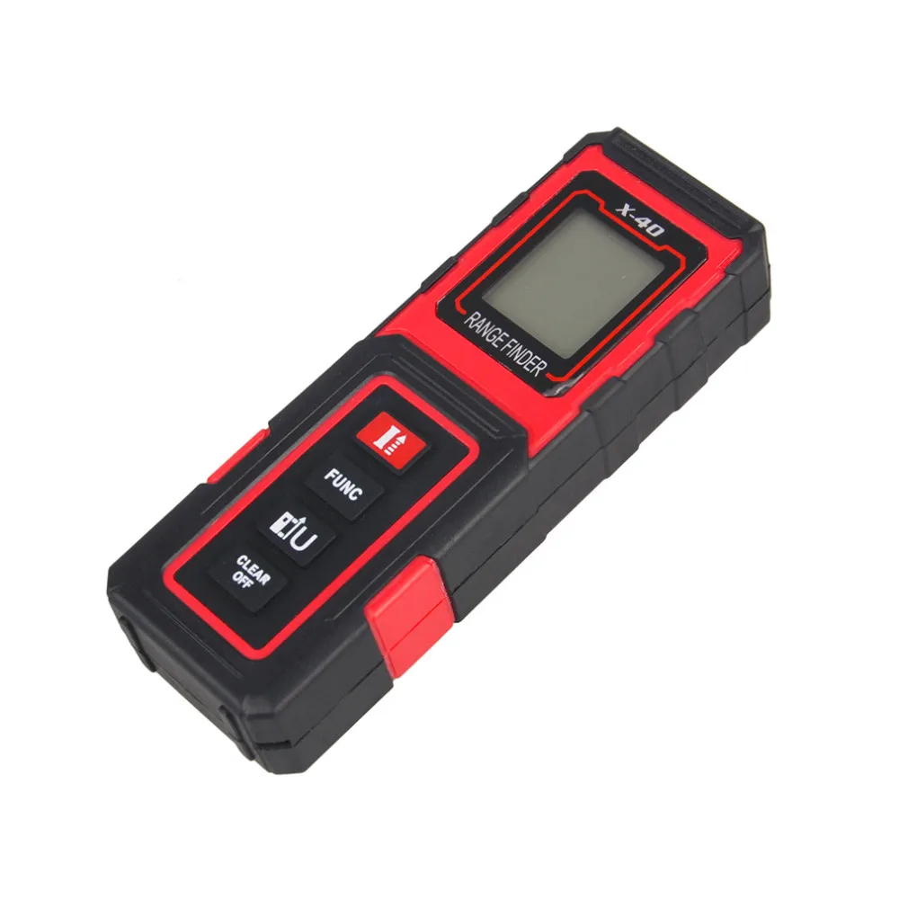 Цифровой лазерный дальномер 40 м красный оптовая цена ручной измерительный