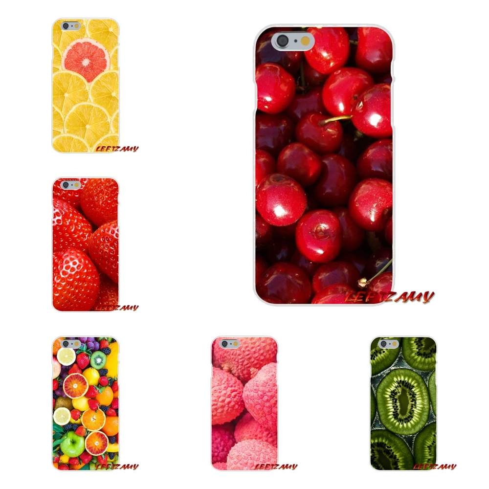 Для sony Xperia Z Z1 Z2 Z3 Z4 Z5 компактный M2 M4 M5 E3 T3 XA Aqua Прекрасный Клубника Litchi вишня киви