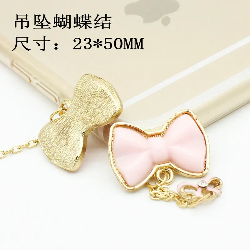 Новый модный разноцветный бриллиантовый галстук бабочка подвеска аксессуары из