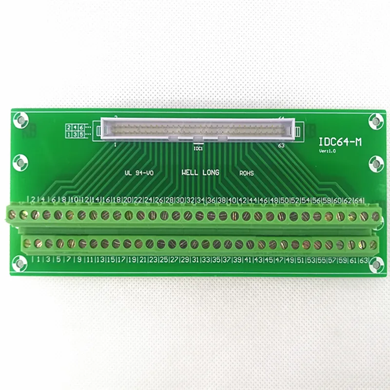 DC3 64P 2x32Pins Header Клеммная колодка коннектор.|Клеммные колодки| |