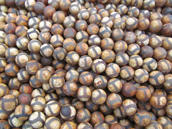 

Fashion 5strands 8 10 12mm Tibetant Agate Gem Round Ball Evil Matte Gemstone Green Brown Loose Bead