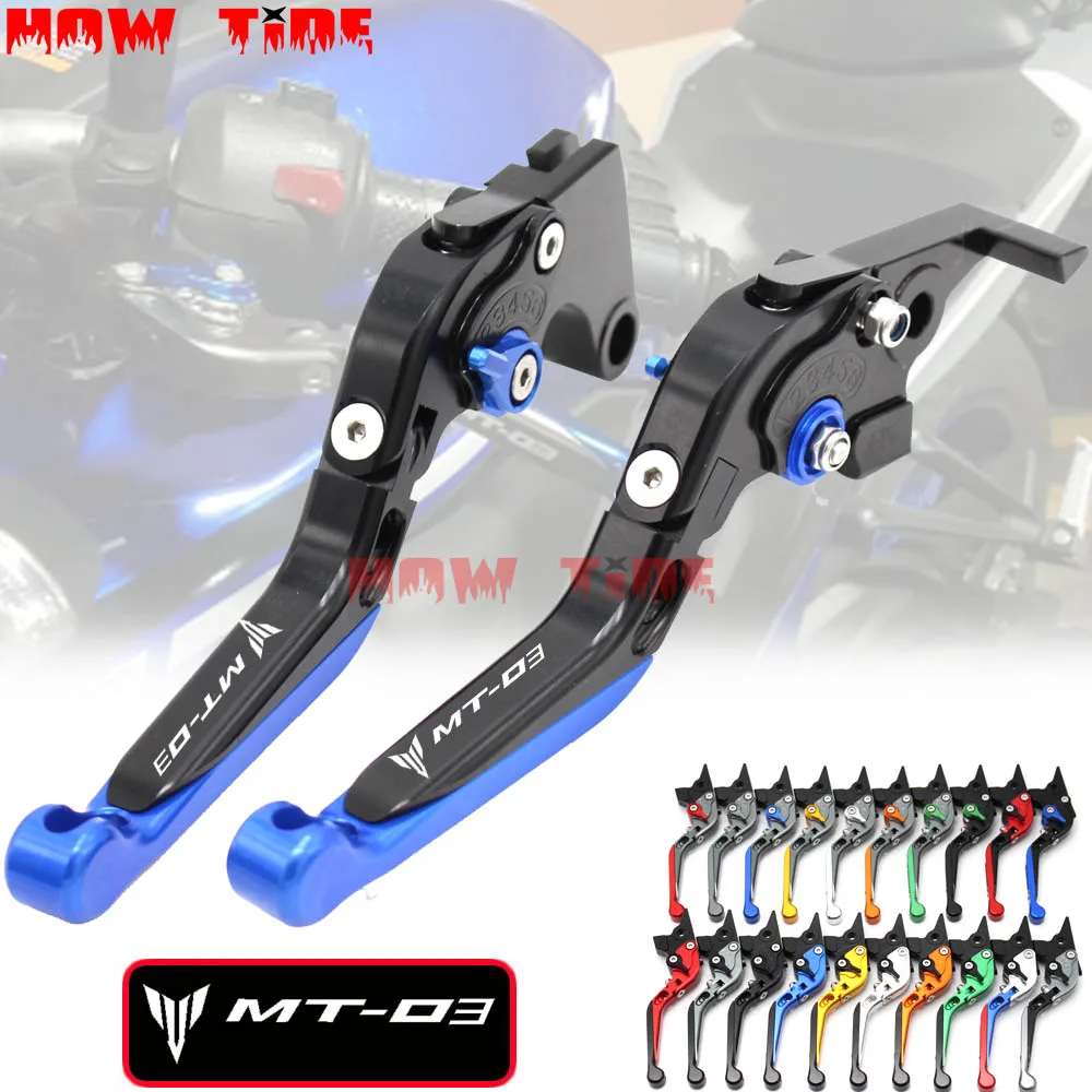 Складные Выдвижные рычаги тормозной муфты для YAMAHA MT-03 MT03 MT 03 2015-2018 | Автомобили и