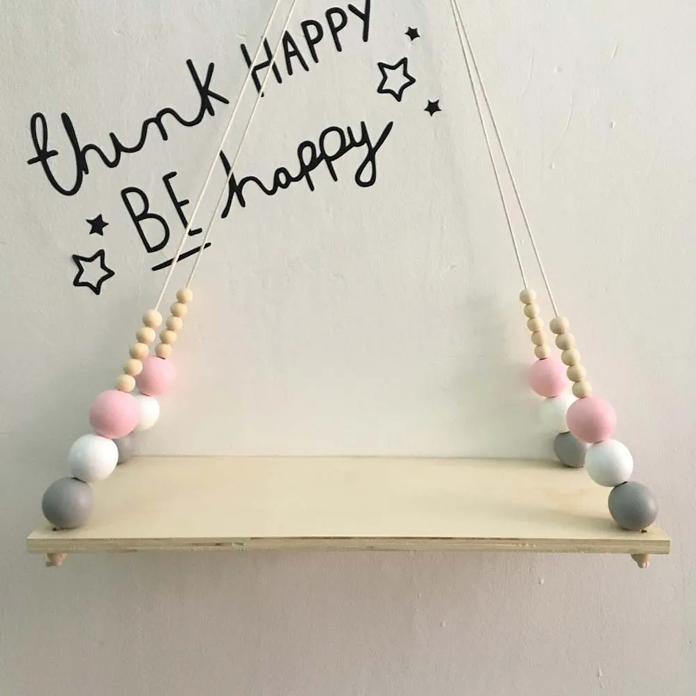 Новый домашний настенный деревянный орнамент скандинавские бусины Доска