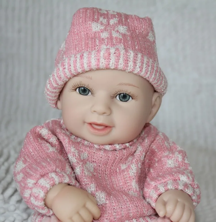 12&quot Reborn boy and girl baby doll for sale in silicone Lifelike cute Lovely Children Gifts Blue Eye Mini Doll Cheap | Игрушки и
