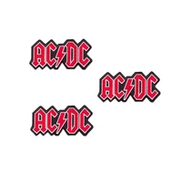 new words acdc logo hard metal rock music band sew iron on embroidered patch y diy clothes bag shoes and cap decoration