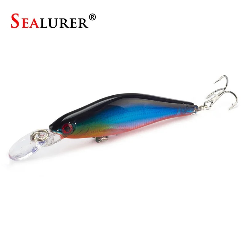 Sealurer 1 шт./лот рыболовные приманки 8 см/6 г кренкбейты Swimbaits Jerkbaits для окуня тонущий