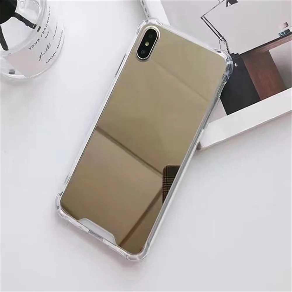 ROHDEA чехол для телефона с защитой от падения зеркальный iPhone X max воздушной подушкой