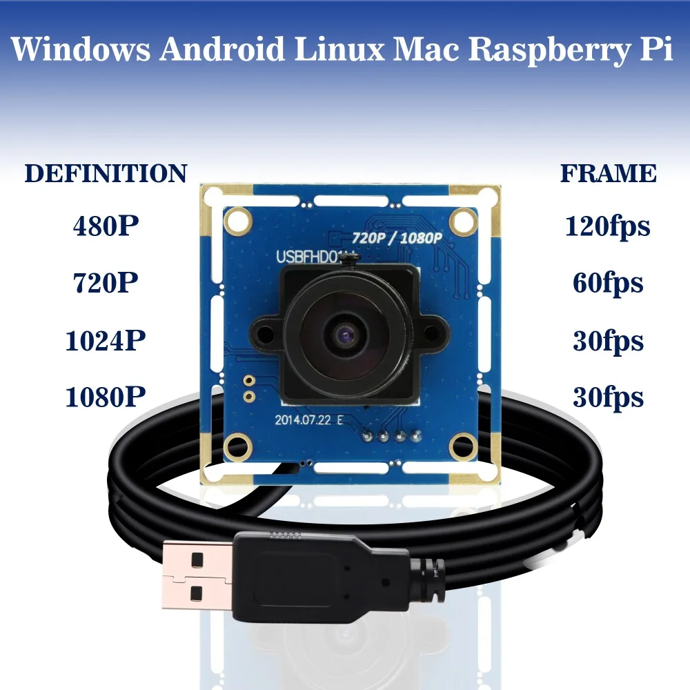

IR Pass 1080p Full Hd MJPEG 30fps/60fps/120fps High Speed CMOS OV2710 Mini Webcam Usb Camera Module with 850nm ir pass filter