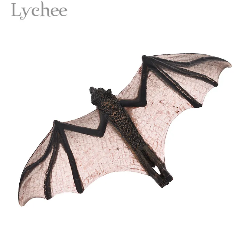 Lychee имитация жизни летучая мышь миниатюрные фигурки животных сказочное