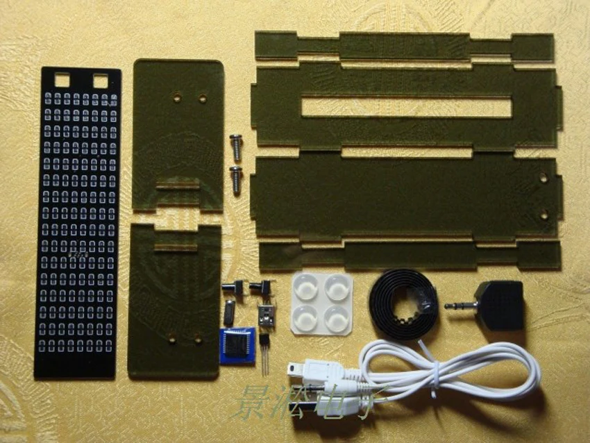 Новинка 1 шт. дисковод для компьютера CD светодиодный уровень спектра музыки SCM