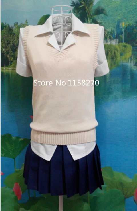 Загадочная история дьявола костюм для косплея акума no Ridoru Haru Ichinose |