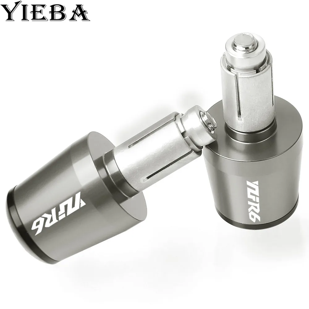 Логотип настраиваемый мотоцикл рукоятка концы руля ручки крышка для YAMAHA YZF YZFR6 R6