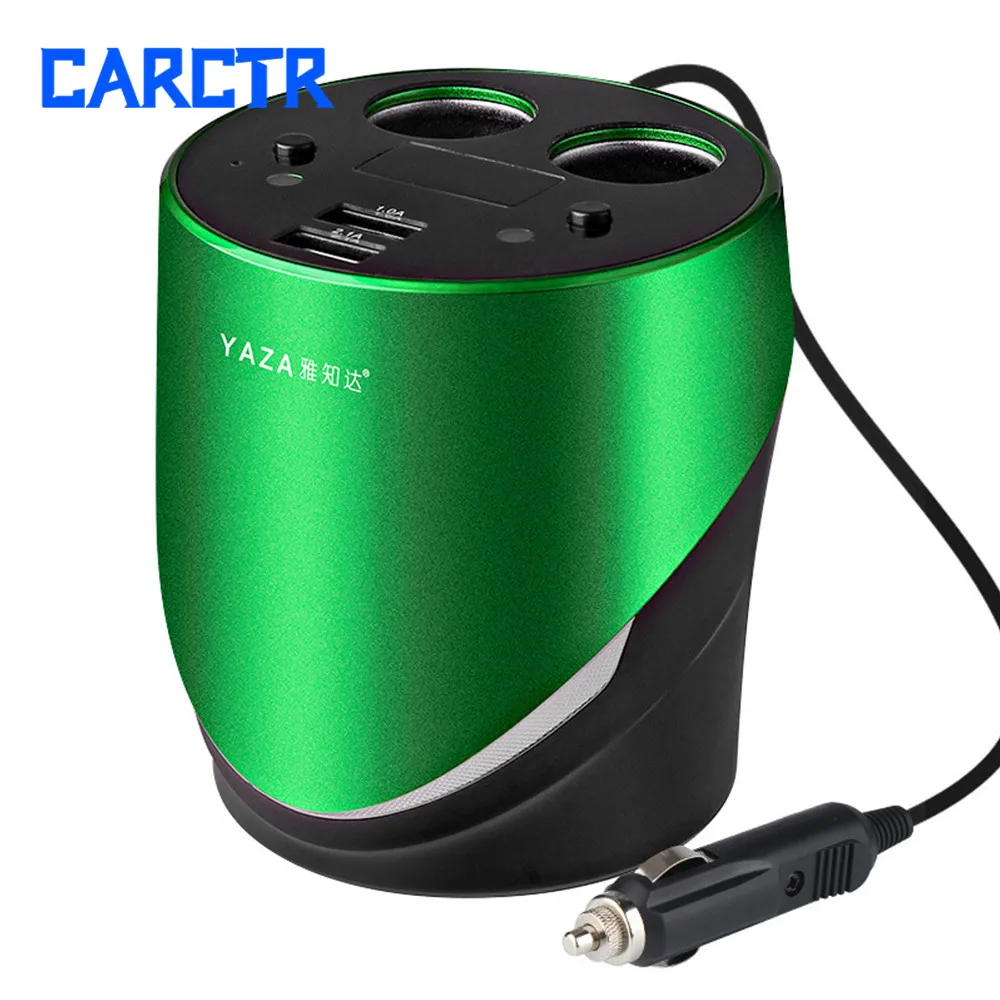 Многофункциональное автомобильное зарядное устройство USB цифровой дисплей