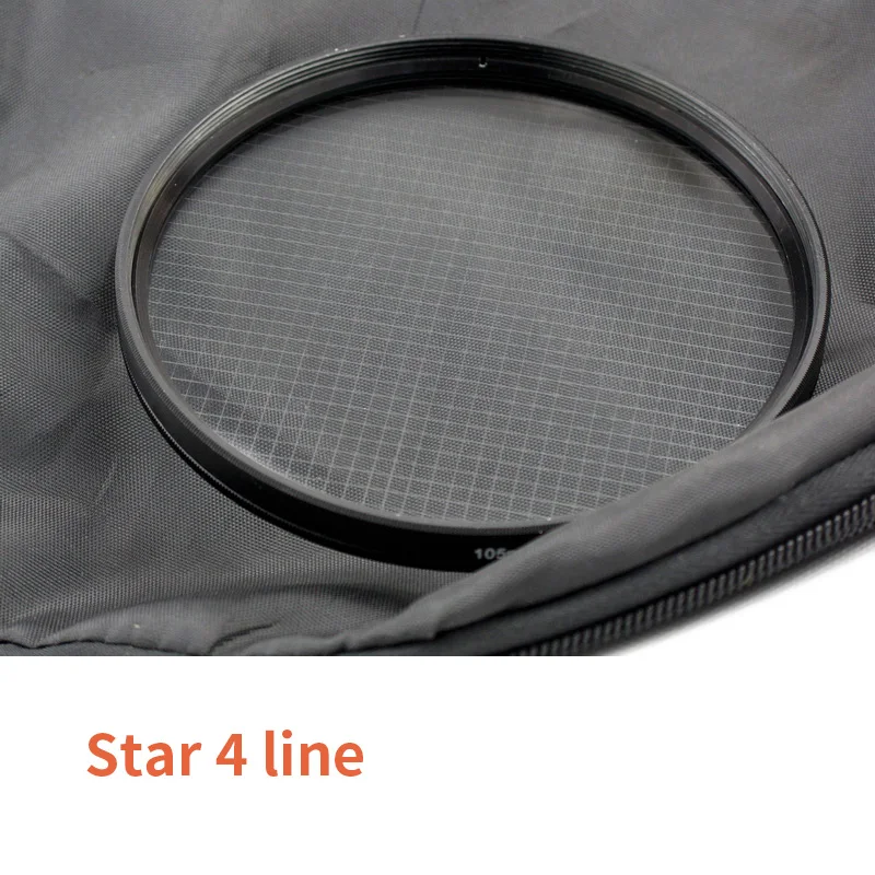 star-filter 4line Градиентный фильтр wtianya 67 мм UV CPL ND4 ND8 ND1000 крупным планом для Canon 18 135 мм или Nikon 18 105 мм/18 140 мм - Цвет: star-filter 4line