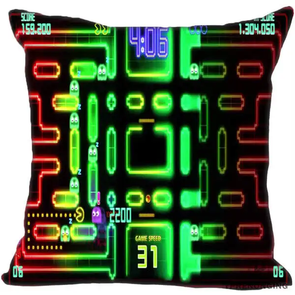 Square Pillowcases Заказная декоративная наволочка Pacman Чемпионат квадратная Наволочка на молнии лучший подарок 35X35,40x40,45x45 см(одна сторона) 180516-04 - Цвет: Square Pillowcases