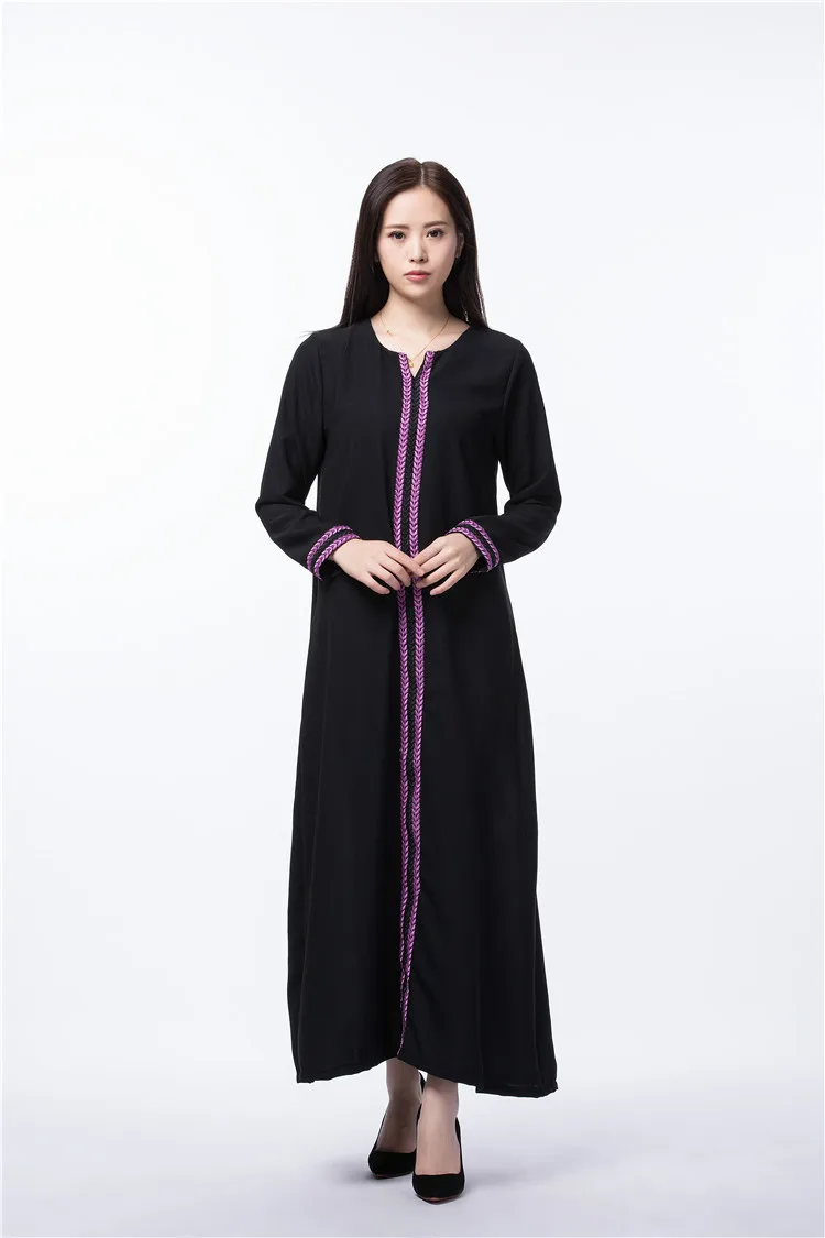 Абаи турецкий Топ взрослых спандекс Broadcloth Формальное халат мусульмане Новинка