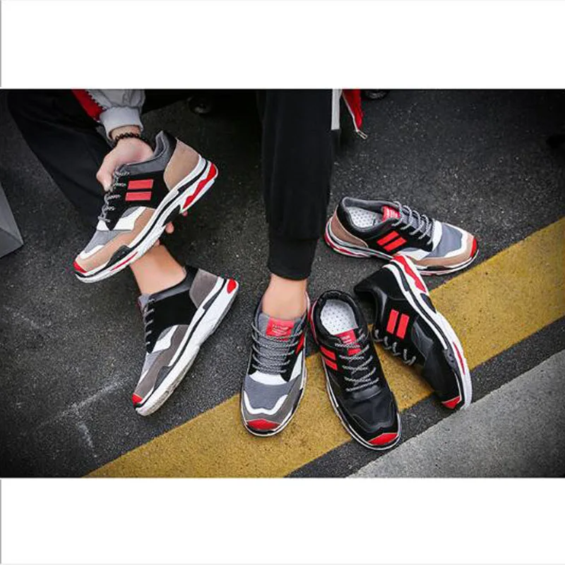 2019 New Arrival Men's Causal Shoes Campus Sport Sneakers Breathable Dad Non-slip Street Couple shoes Tennis | Обувь