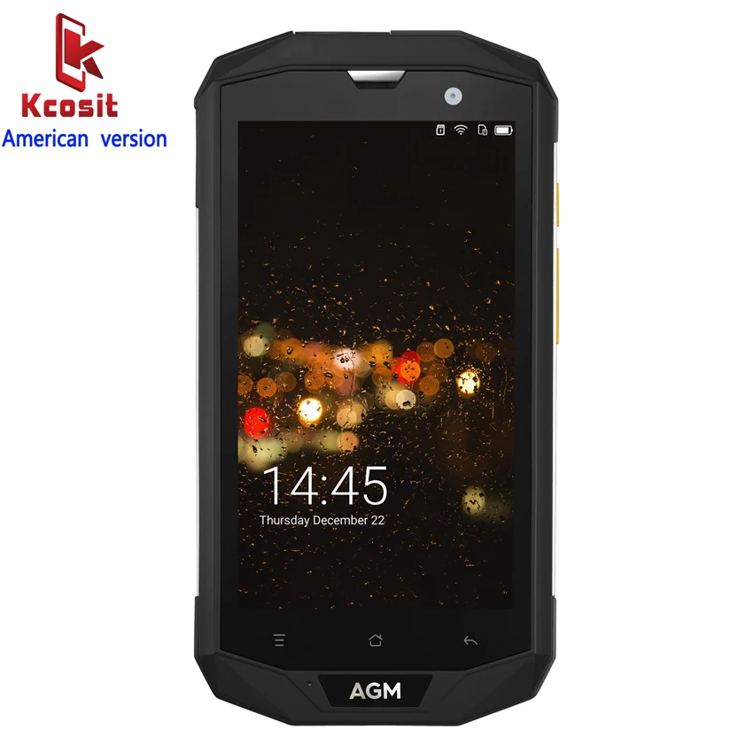 Оригинал AGM A8 Американская версия IP68 прочный водонепроницаемый телефон Android 7 0 3