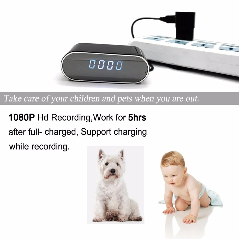 Настольный мини-видеорегистратор с Wi-Fi 1080P HD IP P2P | Электроника