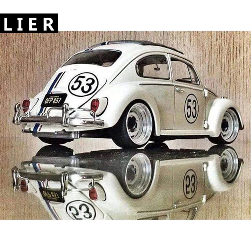 5D DIY Алмазная вышивка классический автомобиль от Volkswagen полная квадратная стежок