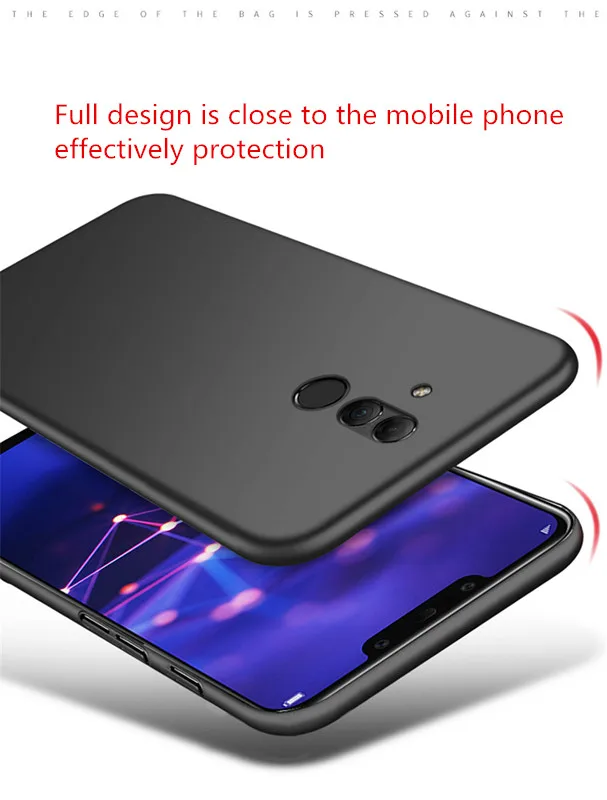Ультратонкий матовый Жесткий Чехол для Huawei Mate 20 Lite Pro X Honor Magic 2 8X Max Note 10 8C тонкий