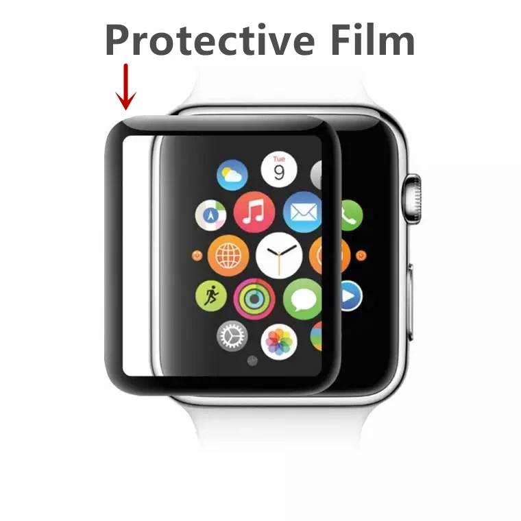 Protective Film Светоотражающая Спортивная Петля из нейлона для Apple Watch Nike Series 4 40 мм 44 мм ремешок для часов iWatch 38 мм 42 мм серии 2 3 4 - Цвет ремешка: Protective Film